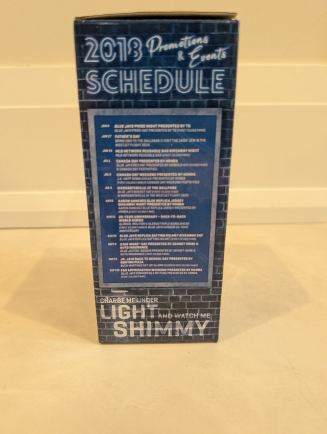 Marcus Stroman Toronto Blue Jays Shimmy Wobble Bobblehead - photo 2