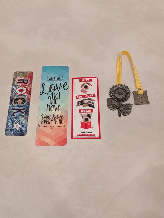 Bookmark Bundle: Rock, Love, Dog, Sunflower