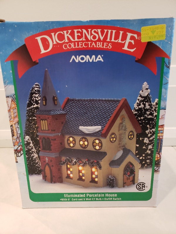 Noma Dickensville Collectables Christmas Church