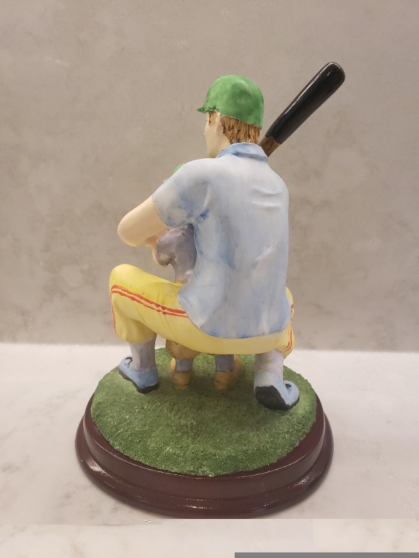 The Natelia Collection dad teaching son baseball figurine - photo 2