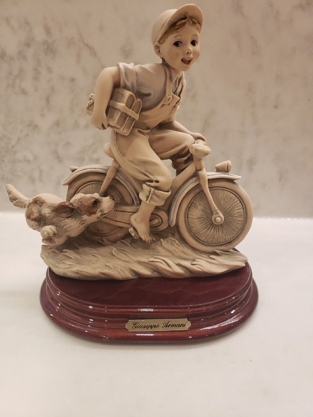 Giuseppe Armani, "Late At School" 0295-T Figurine, Made in Italy