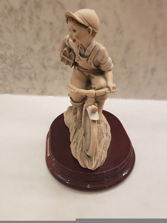 Giuseppe Armani, "Late At School" 0295-T Figurine, Made in Italy - photo 3