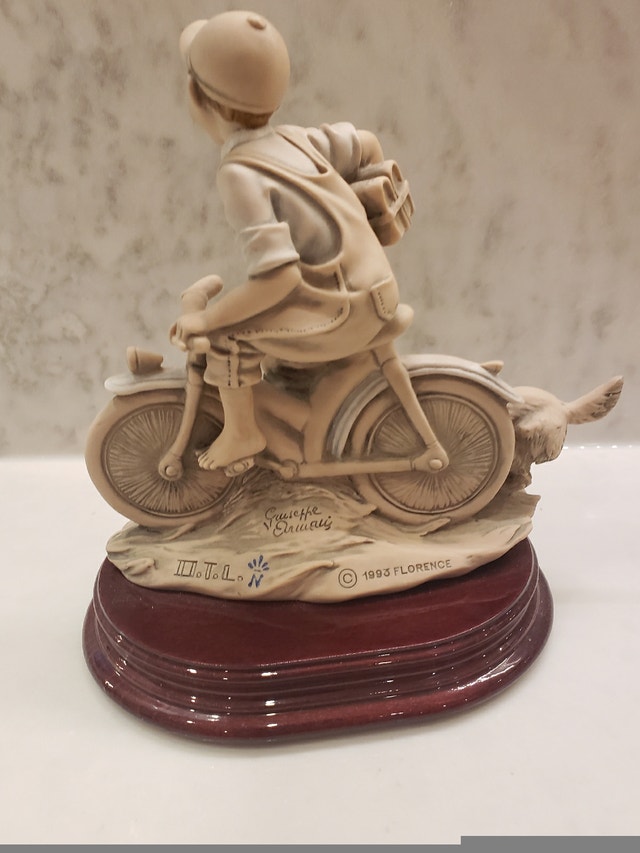 Giuseppe Armani, "Late At School" 0295-T Figurine, Made in Italy - photo 4