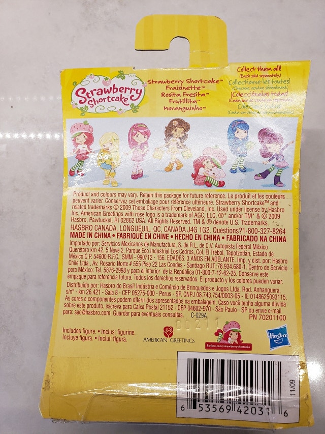 Brand new Strawberry Shortcake and Custard Scented Figurine 2009 - photo 3