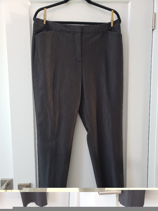 Calvin Klein Women's Size 12 Charcoal Grey Dress Pants - photo 2
