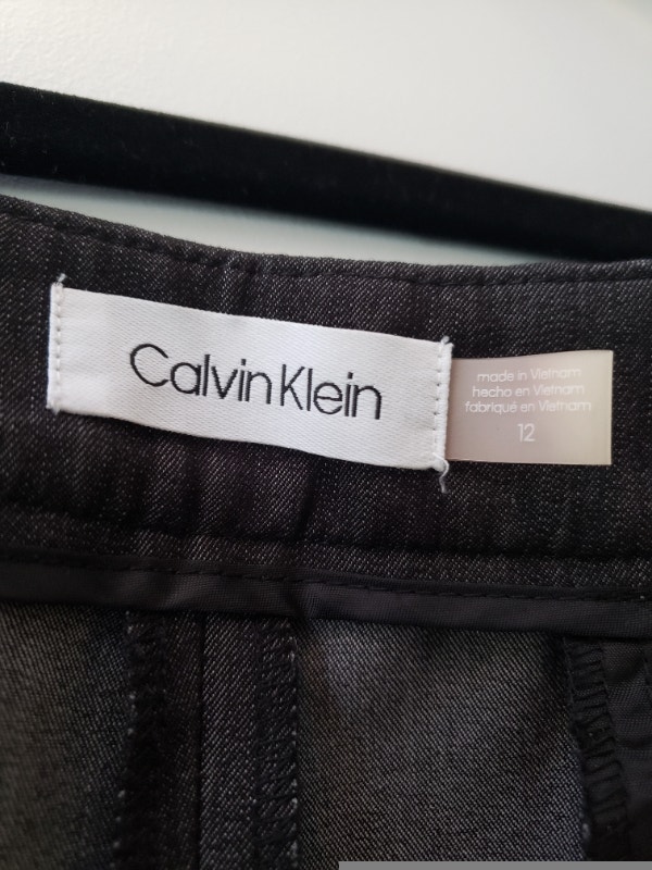 Calvin Klein Women's Size 12 Charcoal Grey Dress Pants - photo 5