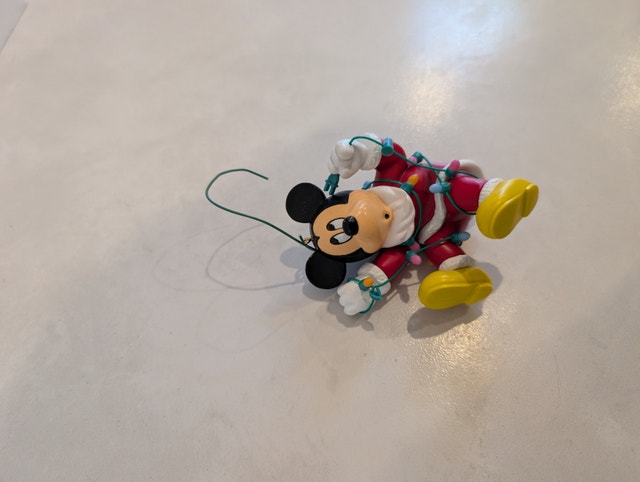 Vintage Disney MICKEY Christmas Magic Collectible Ornament Groil - photo 2