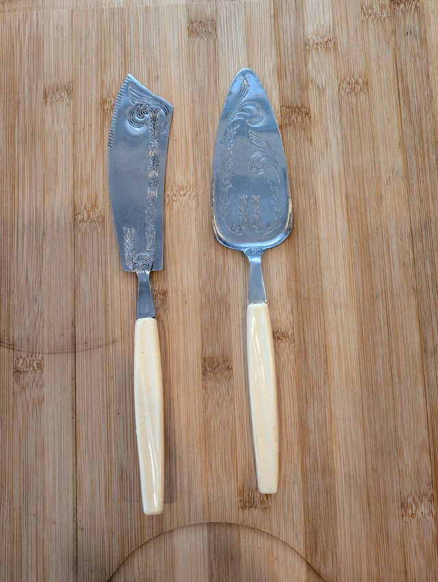 Vintage MAR.DER Italian Serving Set - MCM 18/8 Stainless