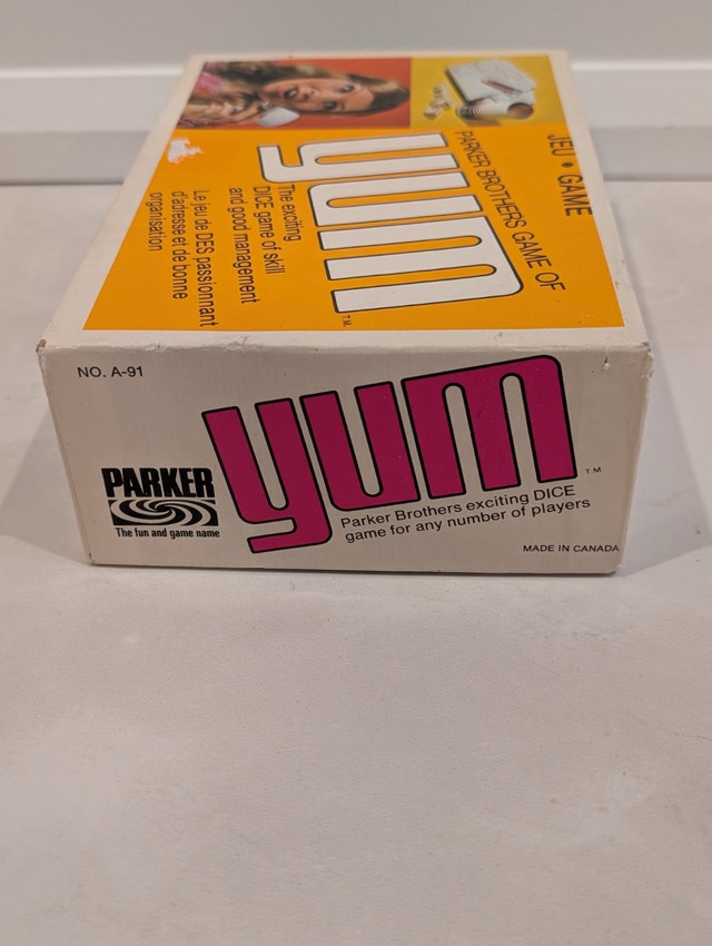 Vintage Parker Brothers YUM Dice Game (Yahtzee alternative!) - photo 4
