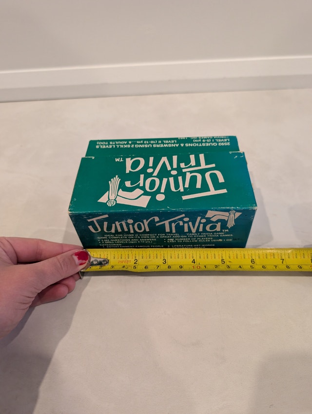 Vintage 1983 Junior Trivia Card Game (2 Skill Levels!) - photo 4
