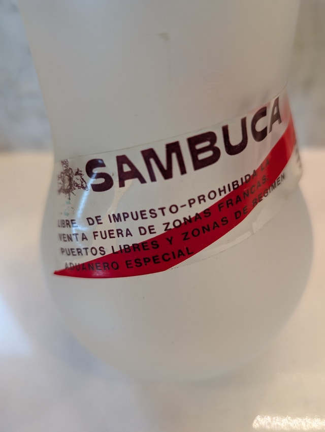 Vintage Sambuca Light Bulb Bottle - photo 3