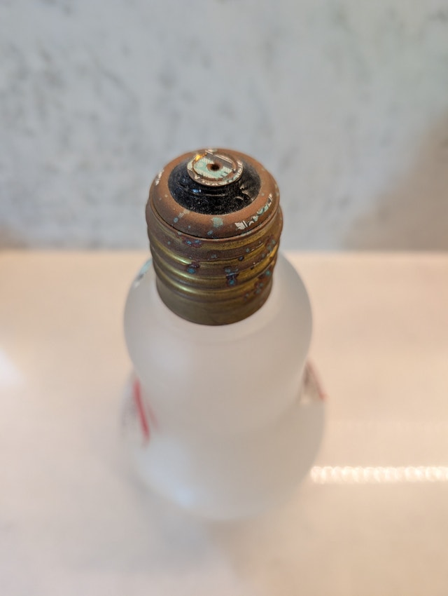 Vintage Sambuca Light Bulb Bottle - photo 5