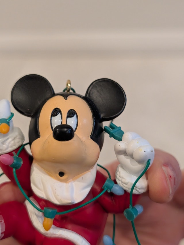 Vintage Disney Mickey Christmas Magic Ornament by Grolier - photo 2
