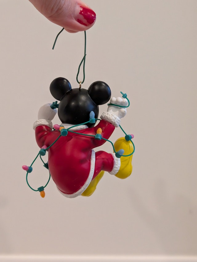 Vintage Disney Mickey Christmas Magic Ornament by Grolier - photo 4