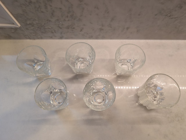 6 Vintage Italian glasses - photo 3