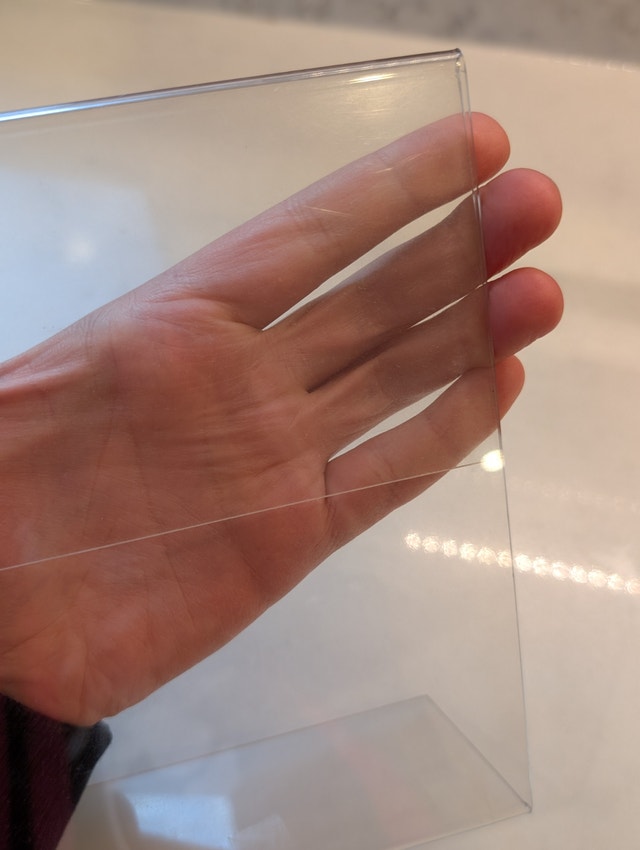 2 Vintage plastic clear frames - photo 2