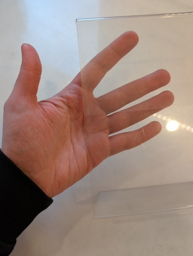 2 Vintage plastic clear frames - photo 3
