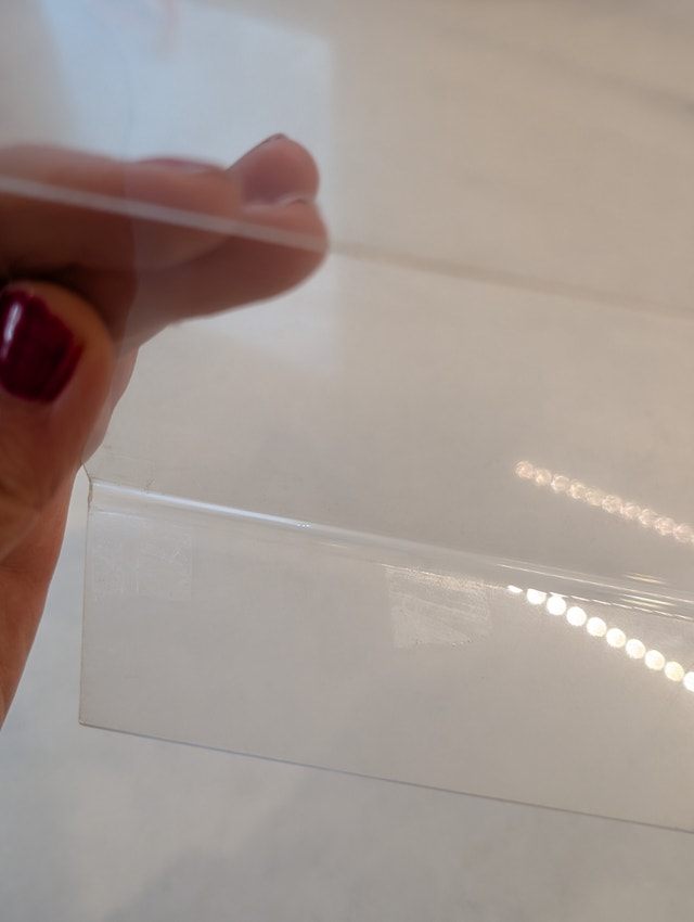 2 Vintage plastic clear frames - photo 4