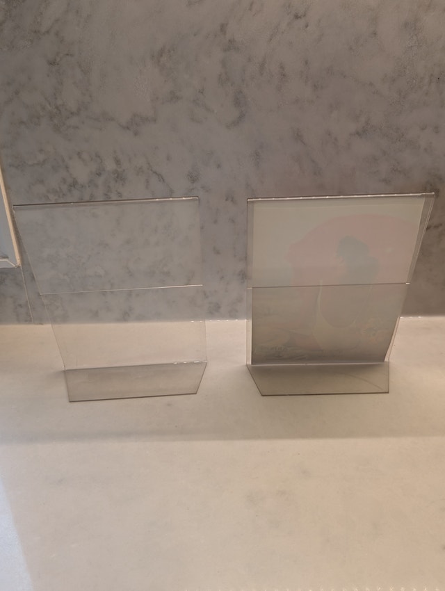 2 Vintage plastic clear frames - photo 5