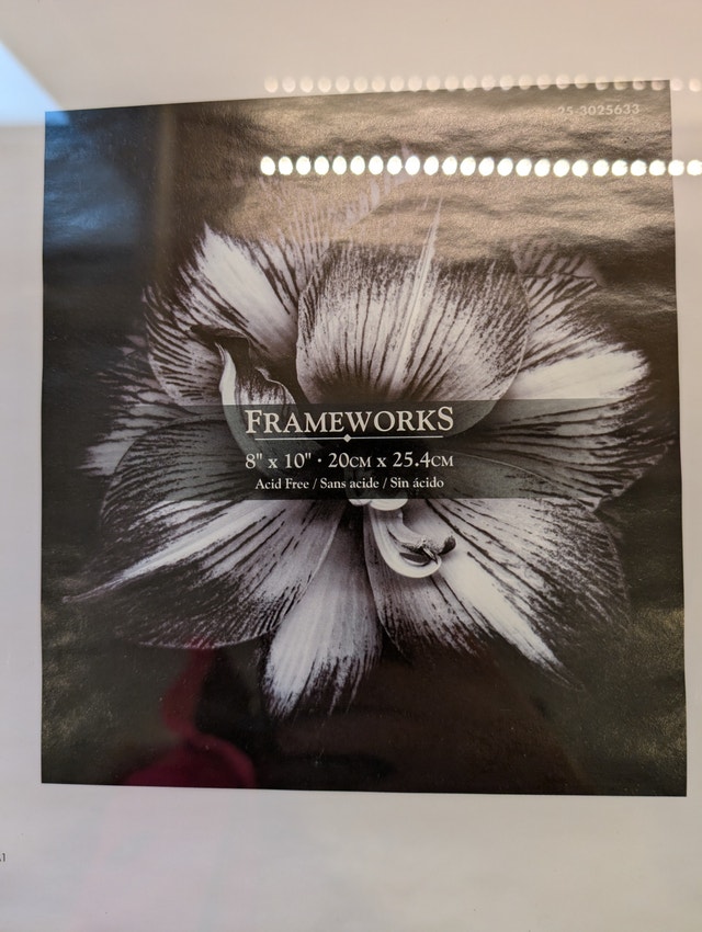 Frameworks 8x10 Acid Free Black with Silver Dots Frame - photo 2