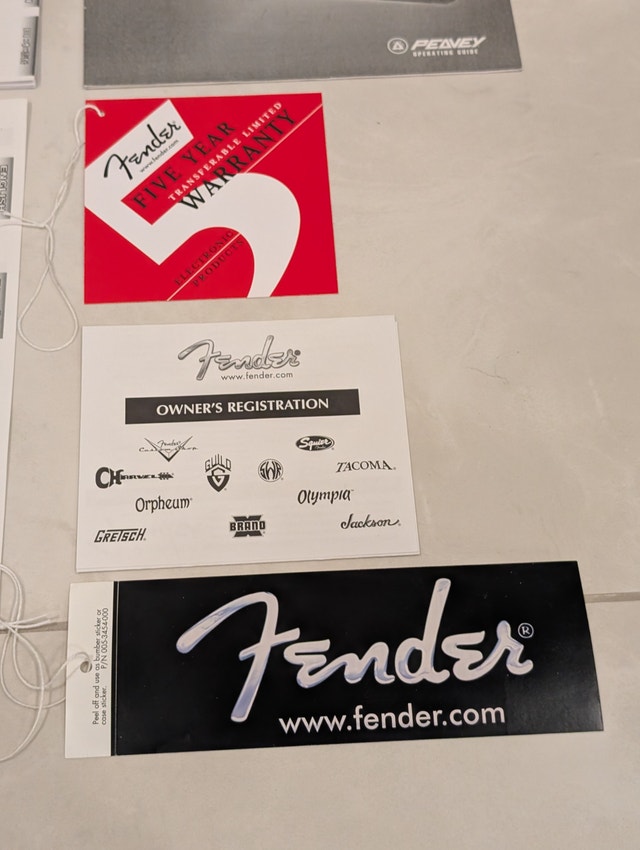 Fender Hot Rod De Ville Instructions, 2007 Addendum, Peavey Rage - photo 5
