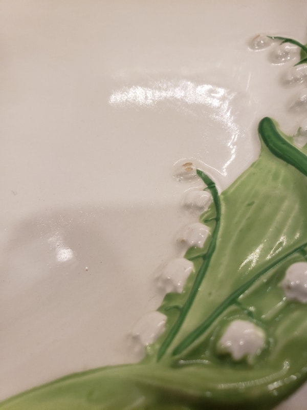 Lily of the Valley Ceramic Dessert Cake Stand - photo 3