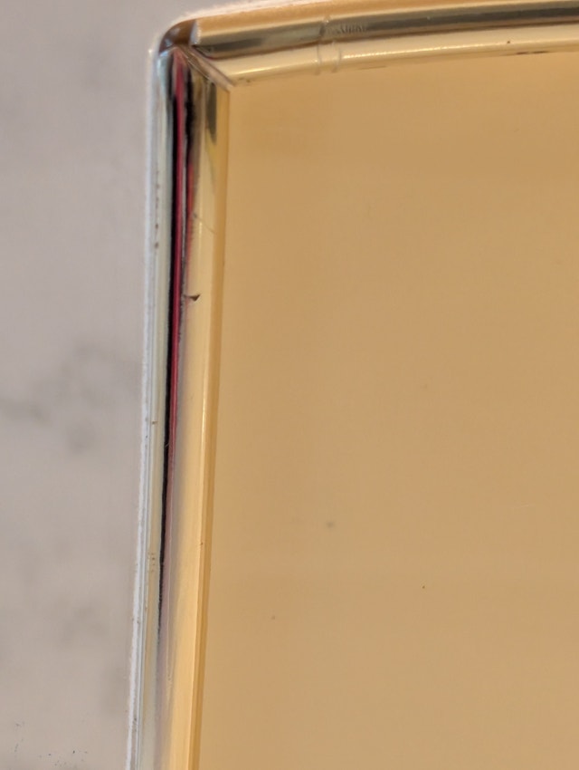Plastic clear vintage curved frame - photo 2