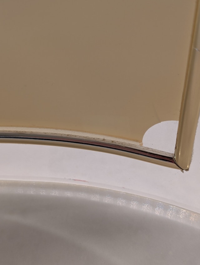 Plastic clear vintage curved frame - photo 4