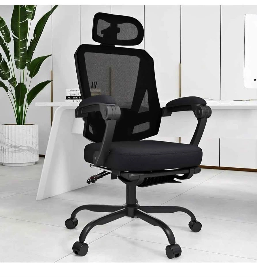 Ergonomic Office Chair with Footrest, High Back Mesh Desk Chair