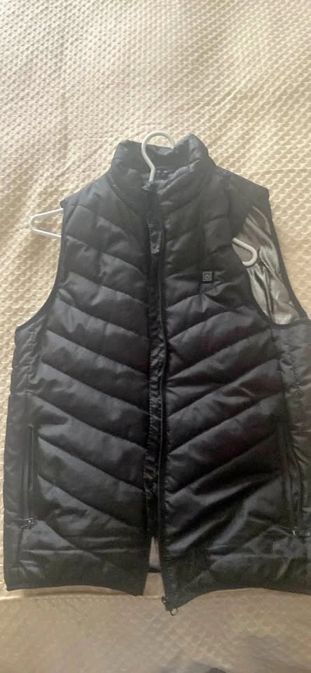 Black Heated Puffer Vest