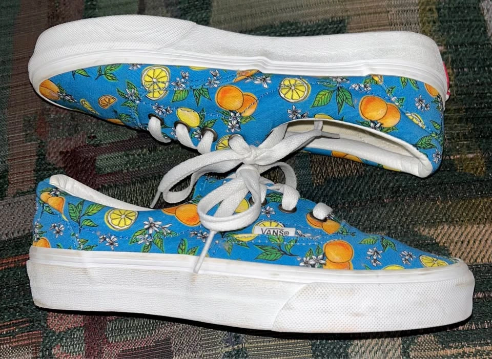 VANS Citrus-Print Sneakers- Women’s SZ 6 - photo 2