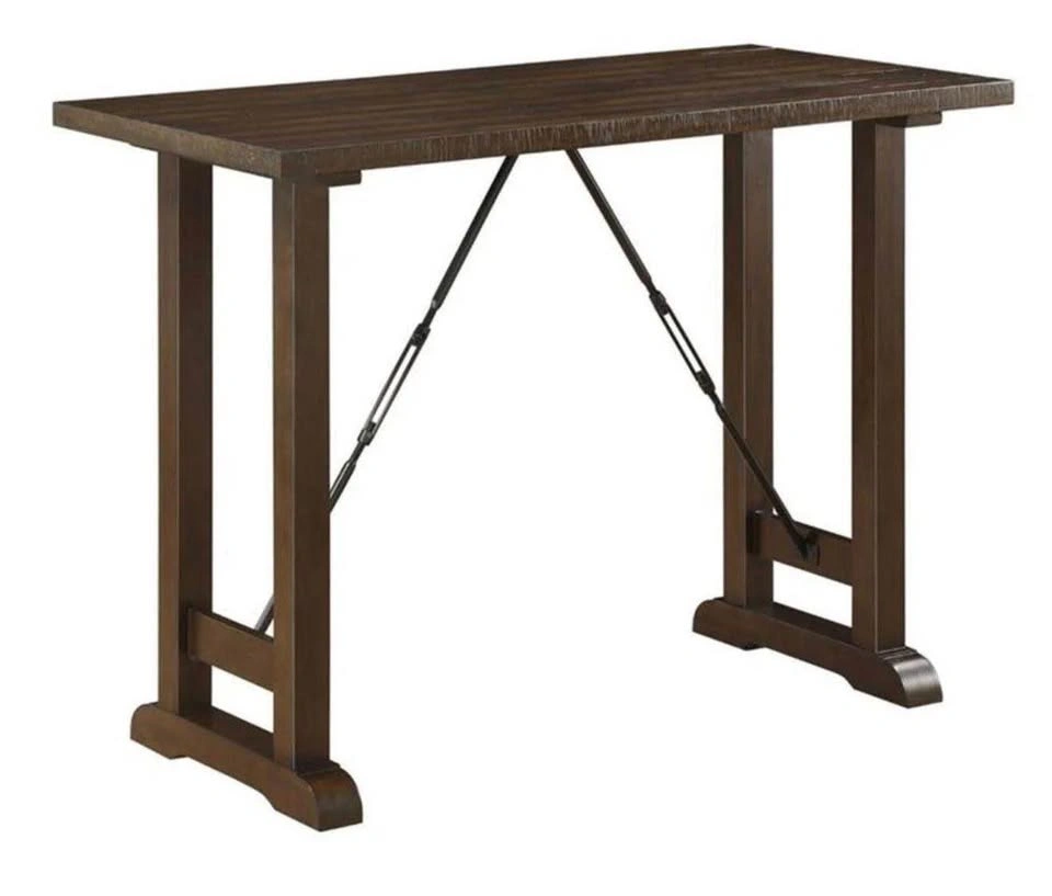 3-Piece Industrial Bar-Height Dining Set - Space Saving - photo 2