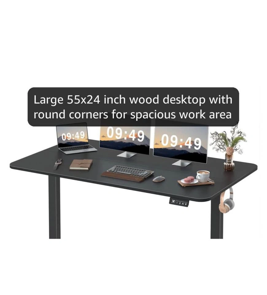 55 x 24 Electric Height Adjustable Standing Desk - photo 2