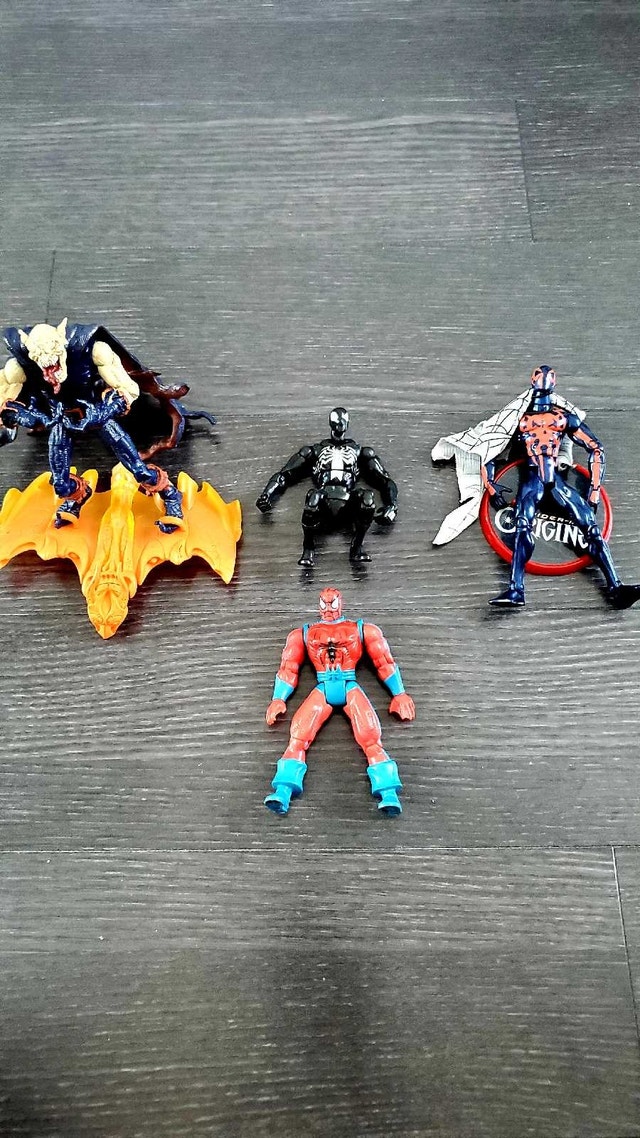 Rare Spider-Man Marvel Action Figure Lot
