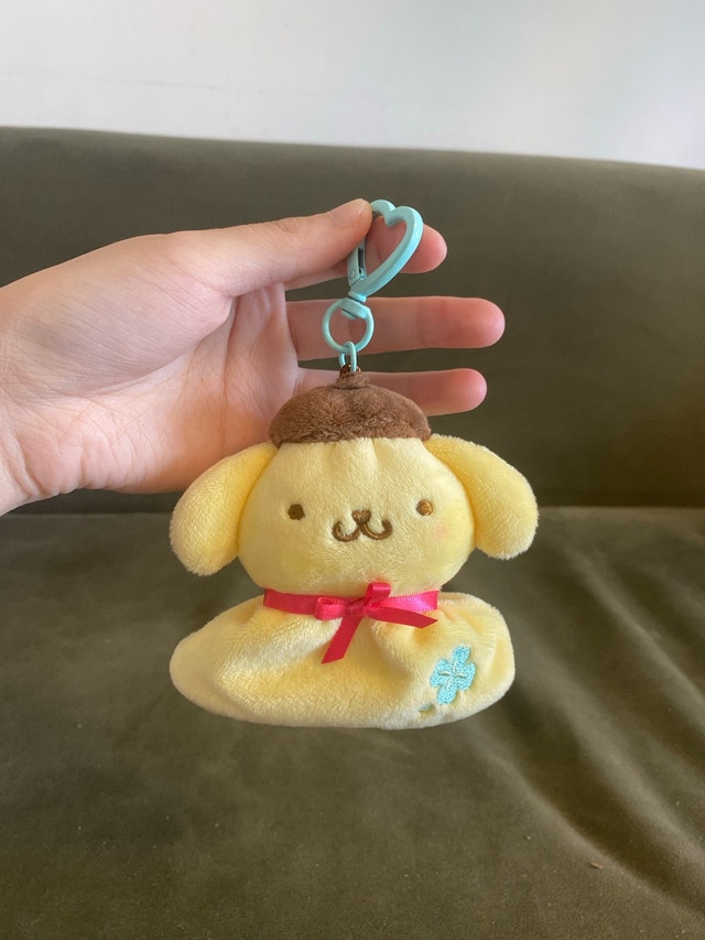 Sanrio Pompompurin bag charm
