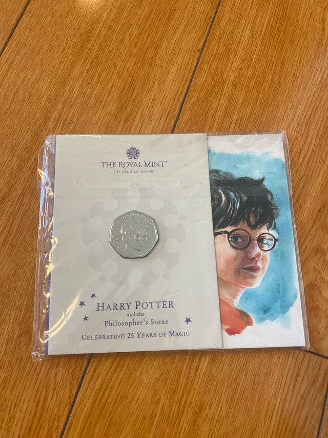 The Royal Mint Harry Potter and the Philosopher's Stone 50p Coin
