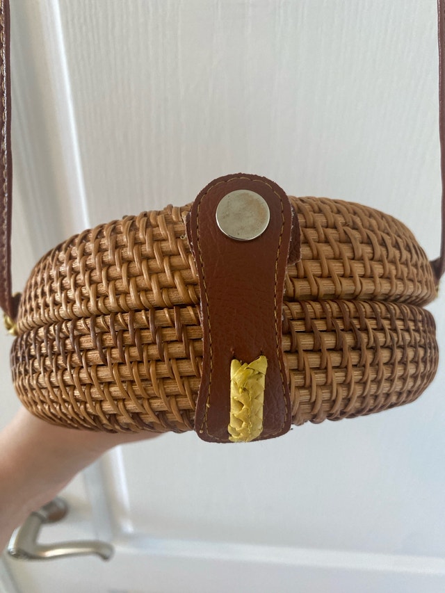 Thai Rattan Round Crossbody Bag - photo 5