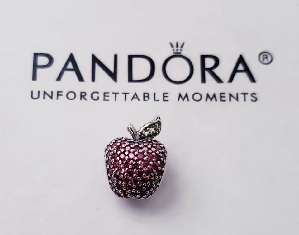 Pandora Red Pave Apple 🍎 charm - photo 2
