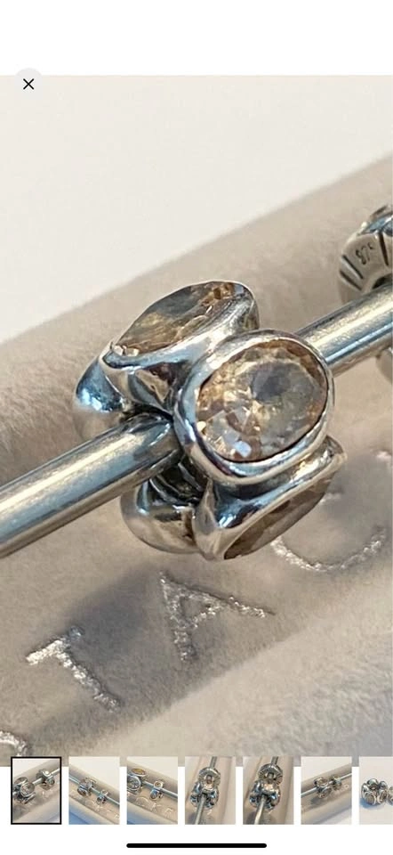 Pandora Champagne Zirconia Charm - photo 4