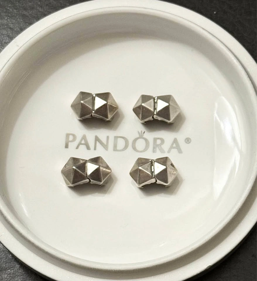 Pandora Geometric Studded Clips