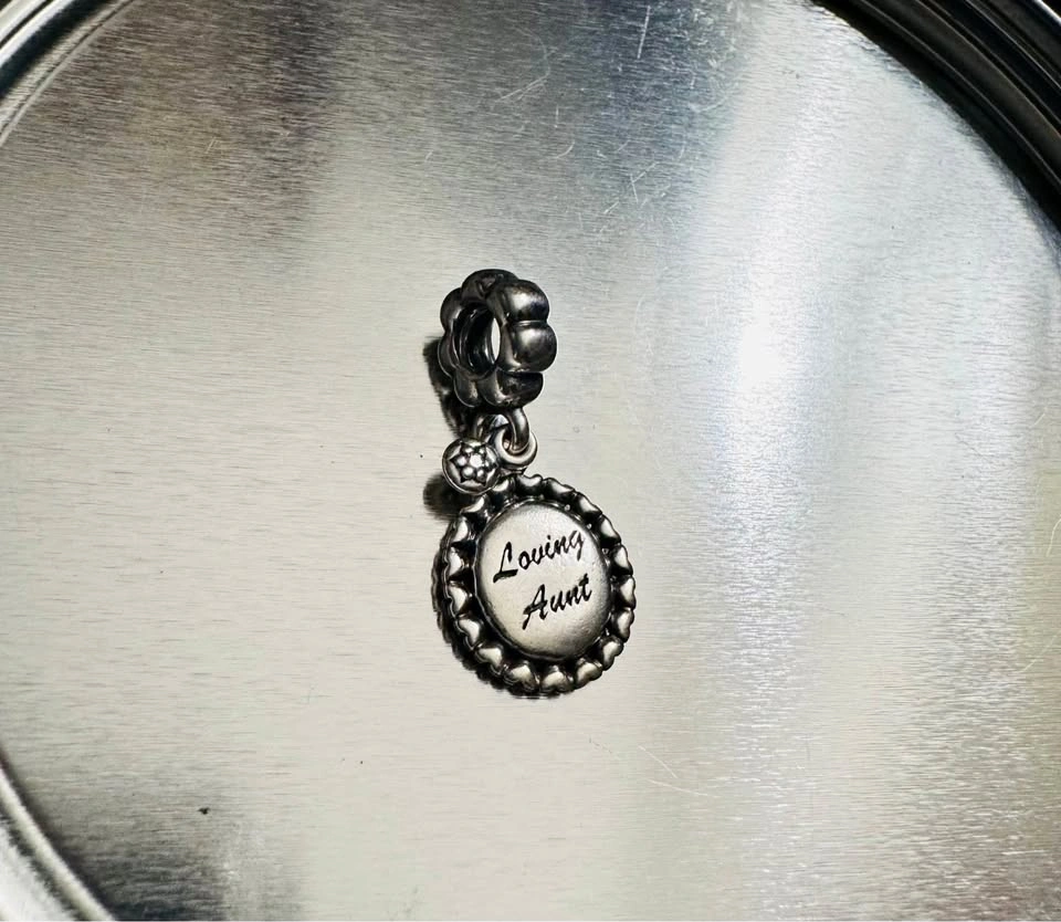 Pandora Sterling Silver Loving Aunt Dangle Charm