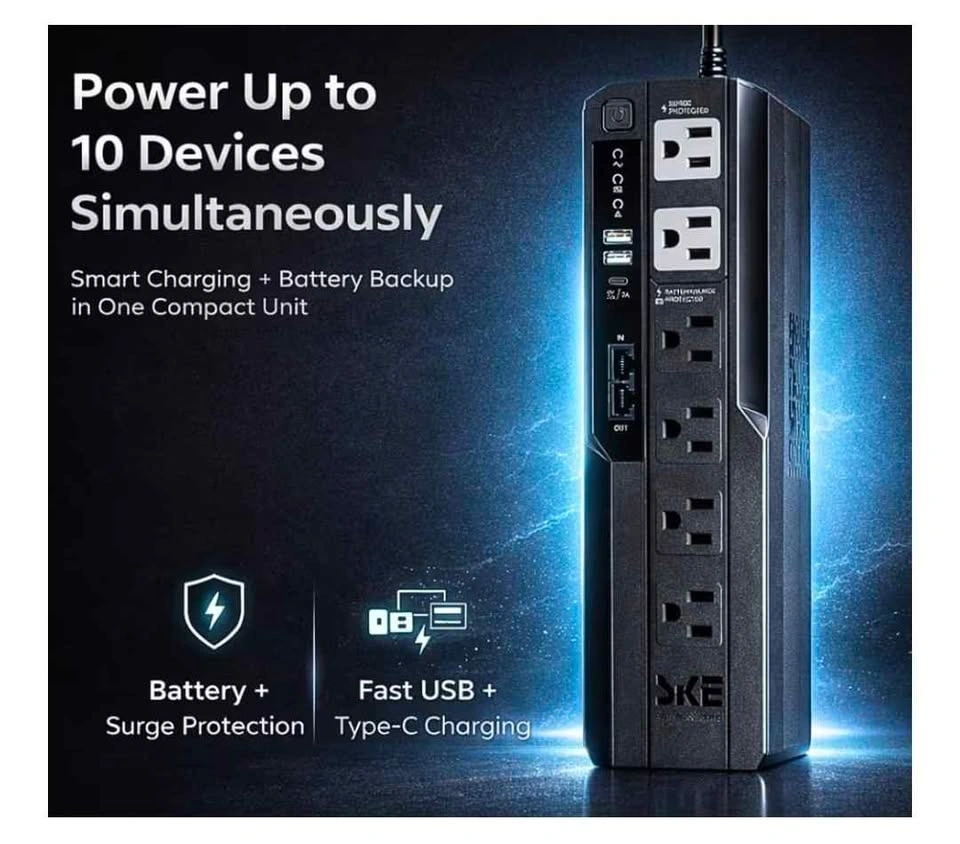 SKE SMART KEY ENERGY 425VA/240W UPS Battery Backup - photo 2
