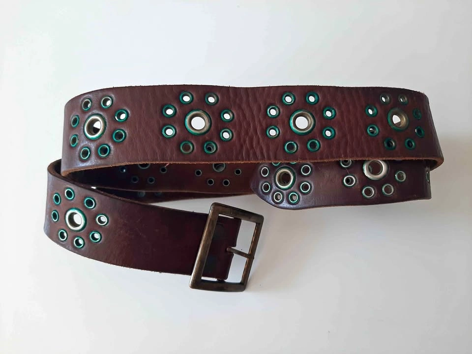Brave leather belt
