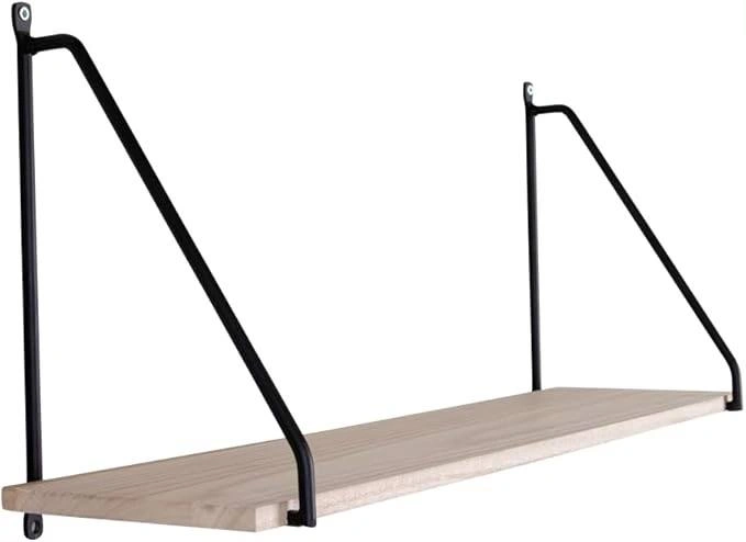 HOUSE NORDIC Arnhem Shelf with Black Frame and Natural Wood - photo 2