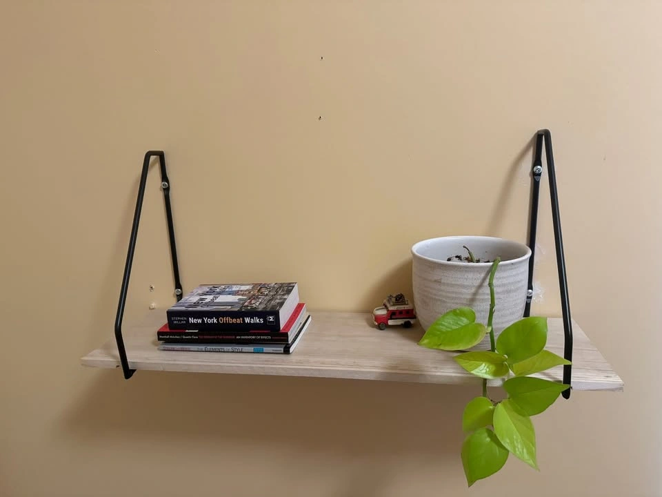 HOUSE NORDIC Arnhem Shelf with Black Frame and Natural Wood - photo 3