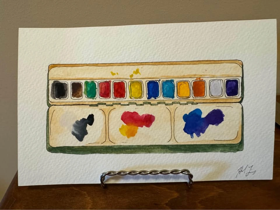Original watercolour painting - photo 2