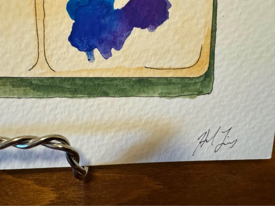 Original watercolour painting - photo 4