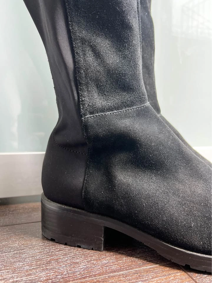 Saks Fifth Avenue Harrah Suede Stretch Knee-High Boots 8.5 - photo 2
