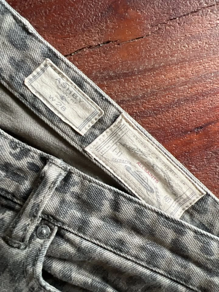 All Saints Ashby Leopard Print Skinny Jeans - photo 5
