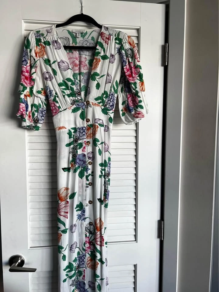 Top Shop Floral Button Up Dress (4) - photo 2